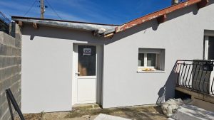 Chantier d'isolation thermique par l'extérieur à Aureilhan (65)