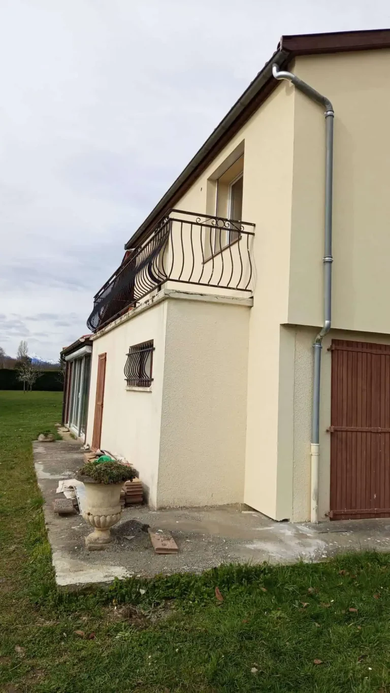 Chantier d'isolation thermique par l'extérieur à Montréjeau 23