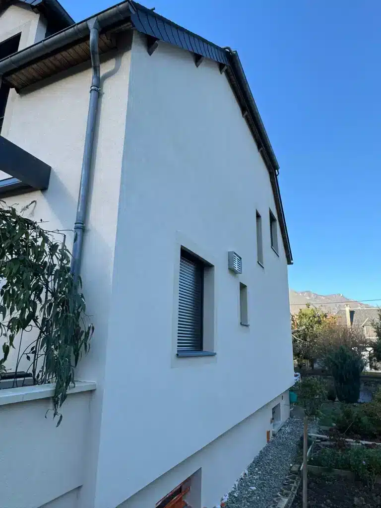 Chantier d'isolation thermique par l'extérieur à Agèles 40
